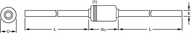 Through-Hole Glass Diodes