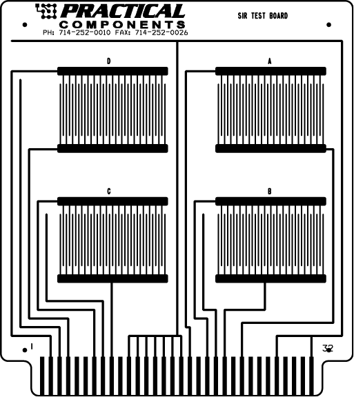 PCB-SIR Test Board and Kit