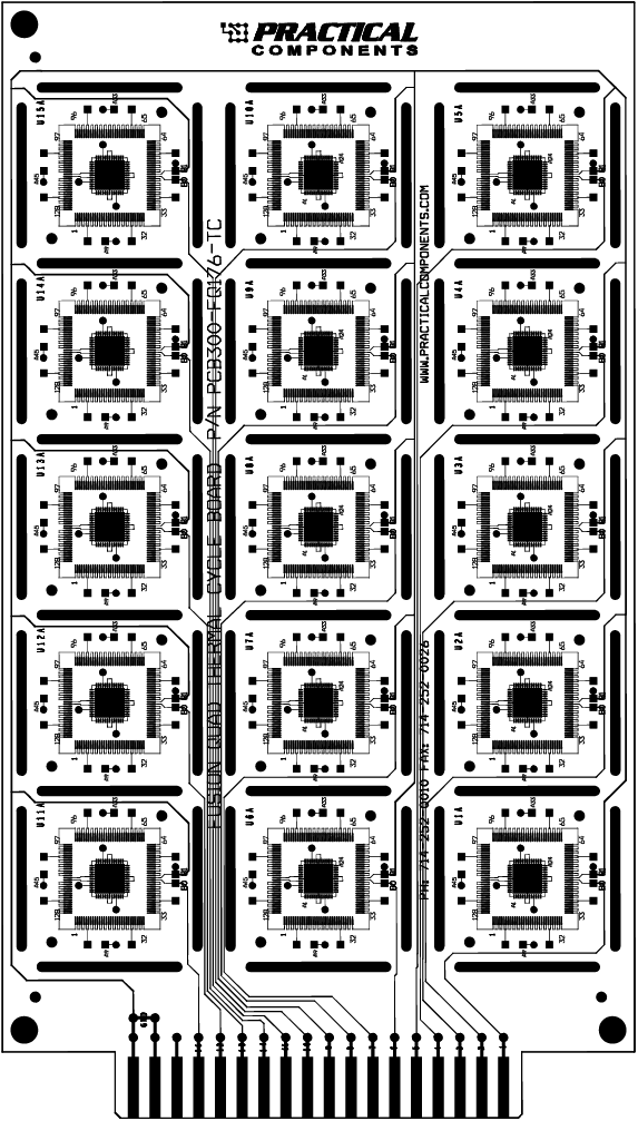 PCB300 FusionQuad® 176(128|48) Board and Kit - Thermal Cycle Lead Free Kit
