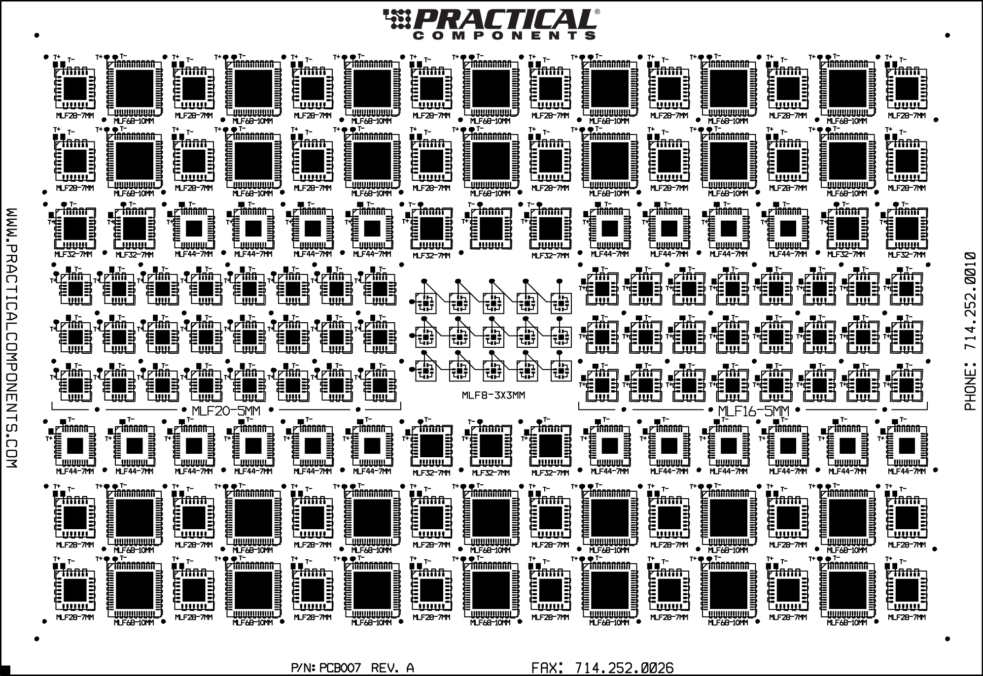 PC007 MLF® Test Board and Kits