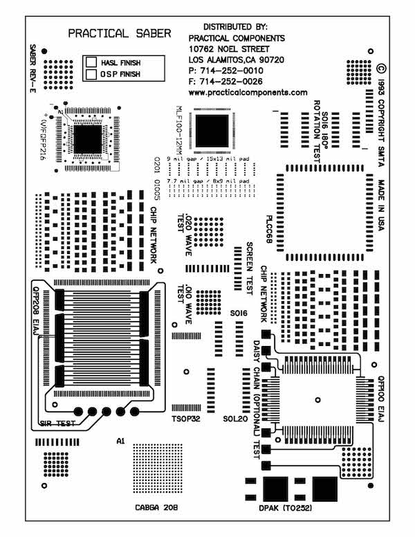 SMTA Saber Evaluation Board and Kit