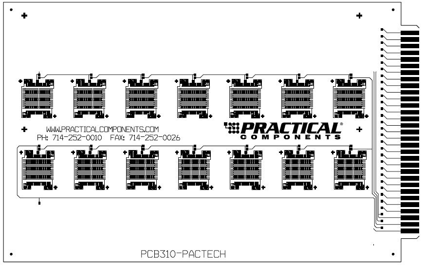 PCB310 PACTECH Flip Chip Test and Evaluation Kit and Board