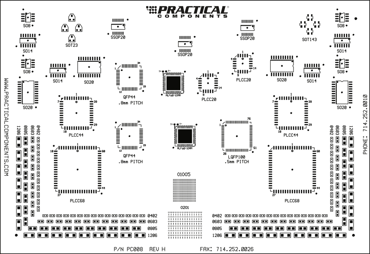 PC008-Solder Practice-Board and Kits